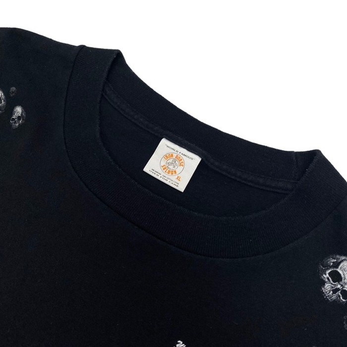 90s USA製 IRON HOUSE SALOON 骸骨 鳥 黒 Tシャツ XL | Vintage.City 古着屋、古着コーデ情報を発信