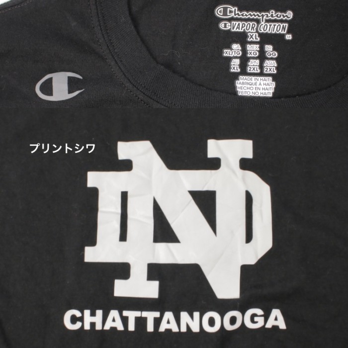 チャンピオン ND ノートルダム CHATTANOOGA Tシャツ  【メール便可】 [9019079] | Vintage.City 빈티지숍, 빈티지 코디 정보