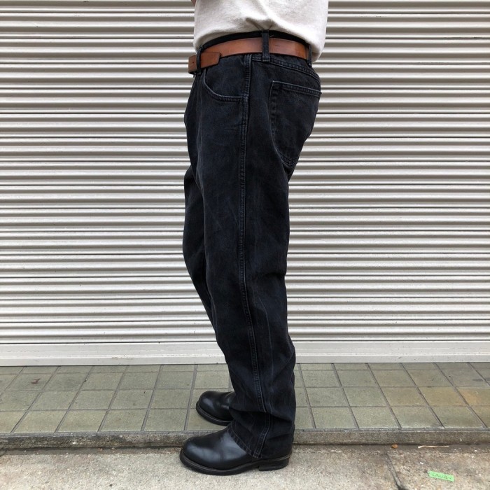 90s Rustler Wrangler ラスラー ラングラー デニムパンツ Black Denim Pants 80s ヴィンテージ ブラックデニム 後染め W36 L32 92cm | Vintage.City 古着屋、古着コーデ情報を発信