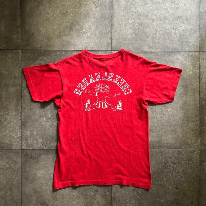 80s champion チャンピオン ヴィンテージtシャツ USA製 M 赤 | Vintage.City 빈티지숍, 빈티지 코디 정보