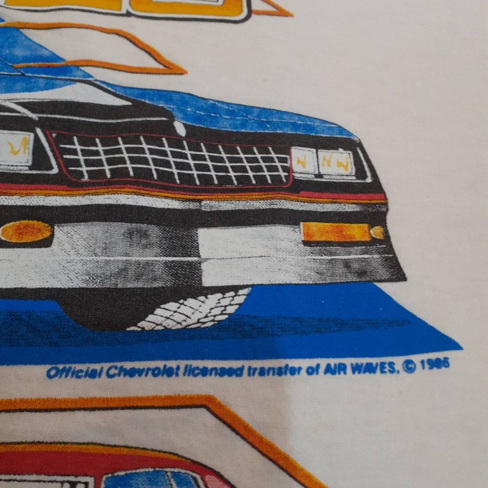 90s FRUIT OF THE ROOM chevrolet print t-shirt | Vintage.City 빈티지숍, 빈티지 코디 정보