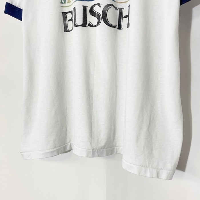 90s BUSCH Beer 企業物 ビール リンガー Tシャツ 白 紺 M | Vintage.City Vintage Shops, Vintage Fashion Trends