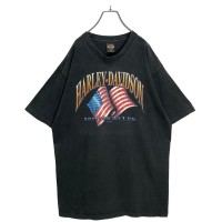 1997 HARLEY-DAVIDSON S/S stars and stripes T-SHIRT | Vintage.City 빈티지숍, 빈티지 코디 정보