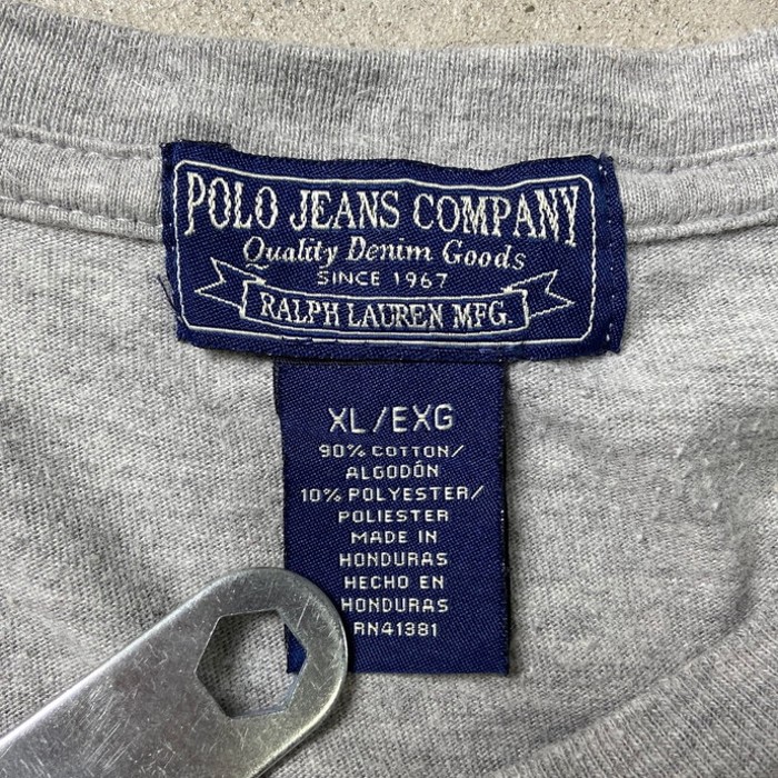 Polo Jeans co. Ralph Lauren ラルフローレン ポロジーンズ ロゴプリントシャツ Tシャツ メンズ2XL相当 | Vintage.City 빈티지숍, 빈티지 코디 정보