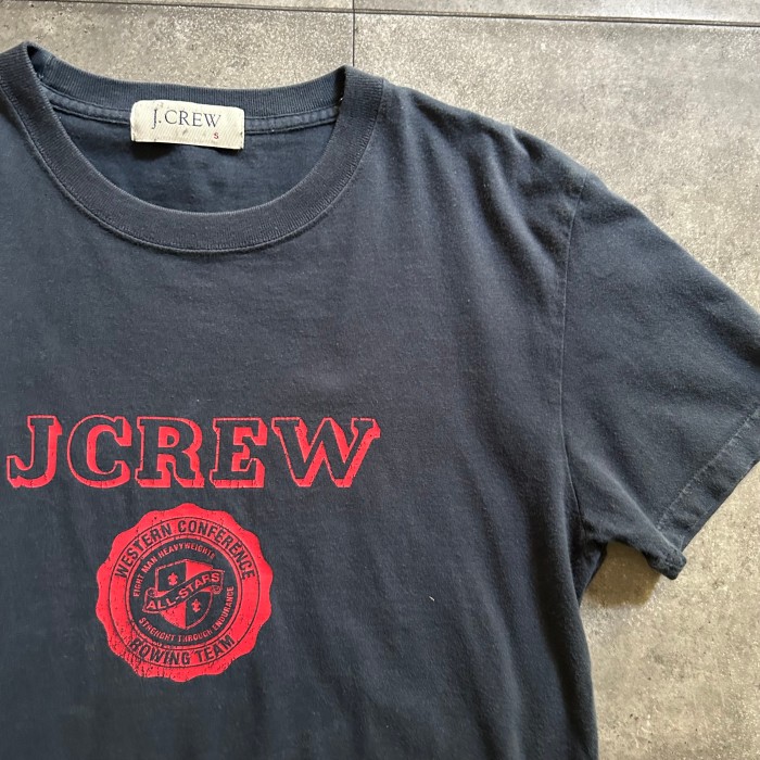 90s j.crew カレッジロゴtシャツ ネイビー S | Vintage.City 古着屋、古着コーデ情報を発信