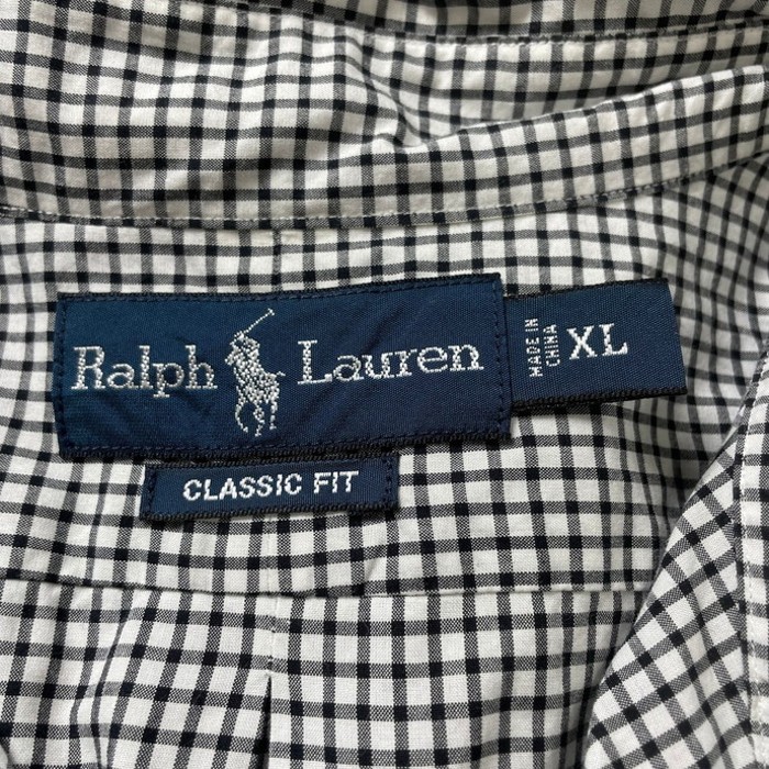Ralph Lauren ラルフローレン CLASSIC FIT ギンガムチェックシャツ メンズXL | Vintage.City 古着屋、古着コーデ情報を発信