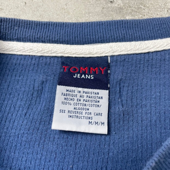 TOMMY JEANS トミージーンズ サーマル ワッフル ロングTシャツ ロンT メンズXL相当 | Vintage.City 빈티지숍, 빈티지 코디 정보