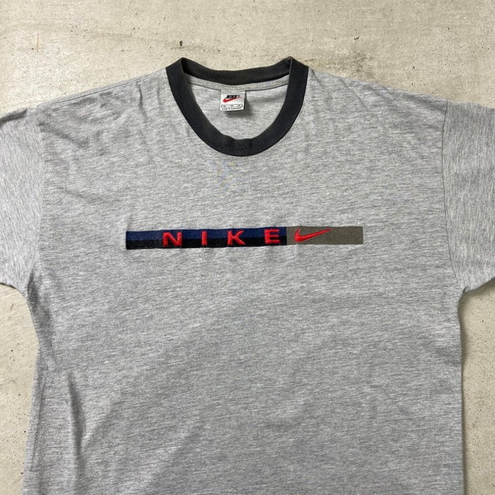 90年代 ポルトガル製 NIKE ナイキ リンガーT 刺繍ロゴ メンズXL | Vintage.City 빈티지숍, 빈티지 코디 정보