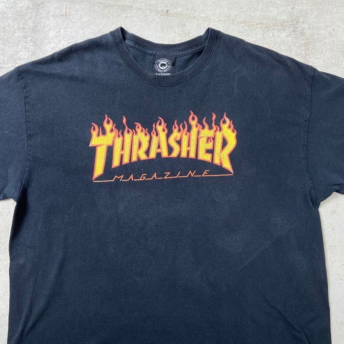 00年代 THRASHER FLAME LOGO スラッシャー フレイム ロゴTシャツ メンズXL | Vintage.City 빈티지숍, 빈티지 코디 정보