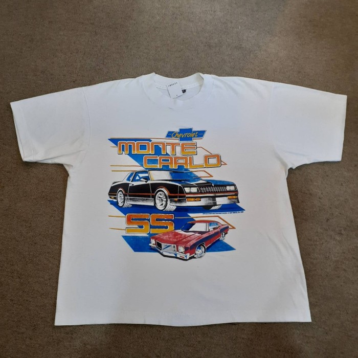 90s FRUIT OF THE ROOM chevrolet print t-shirt | Vintage.City 古着屋、古着コーデ情報を発信