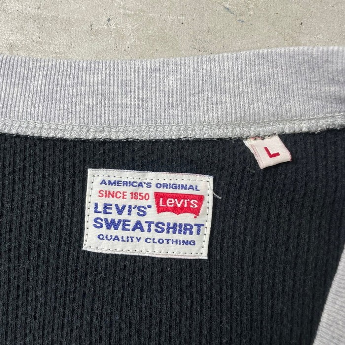 イタリア製 Levi's リーバイス ワッフル地 ラグランTシャツ ロングTシャツ ロンT メンズXL相当 | Vintage.City 古着屋、古着コーデ情報を発信
