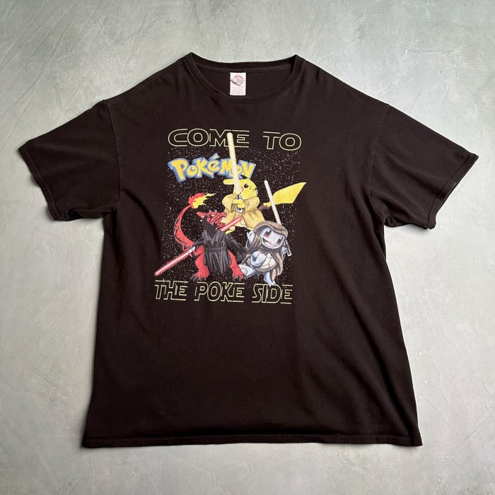 Pokemon　ポケモン　スターウォーズ　アニメTシャツ　黒 | Vintage.City 빈티지숍, 빈티지 코디 정보