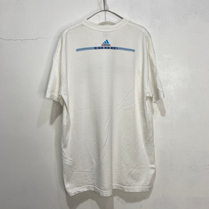 90s adidas 万国旗ロゴTシャツ　パフォーマンスロゴ　ホワイトL | Vintage.City 古着屋、古着コーデ情報を発信