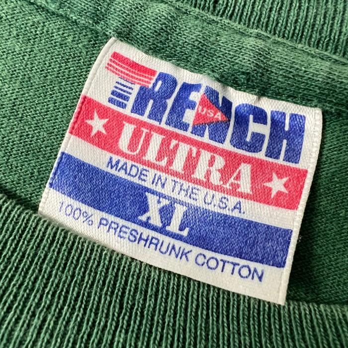NFL GREEN BAY PACKERS グリーンベイパッカーズ TRENCH ULTRA チームロゴ Tシャツ 半袖 シングルステッチ MADE IN USA アメリカ製 グリーン XL 10357 | Vintage.City 古着屋、古着コーデ情報を発信