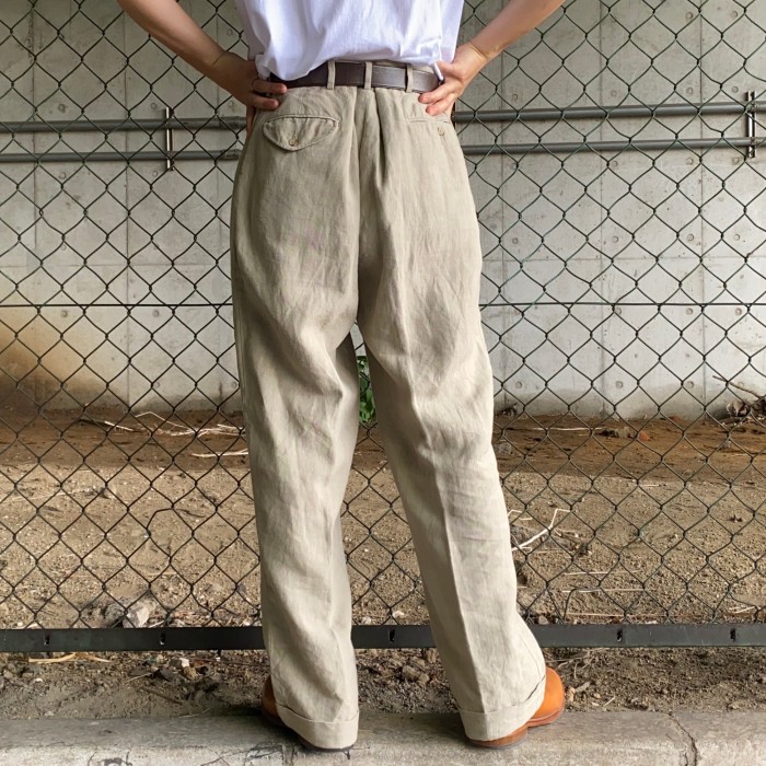 90's / 《Ralph Lauren》linen slacks ラルフローレン スラックス | Vintage.City Vintage Shops, Vintage Fashion Trends