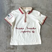 ポロシャツ 半袖 レディース 赤白 ウエサコ M 38 #450 | Vintage.City 古着屋、古着コーデ情報を発信