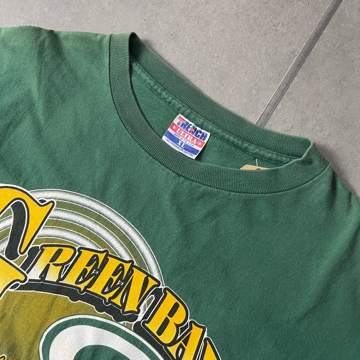 NFL GREEN BAY PACKERS グリーンベイパッカーズ TRENCH ULTRA チームロゴ Tシャツ 半袖 シングルステッチ MADE IN USA アメリカ製 グリーン XL 10357 | Vintage.City Vintage Shops, Vintage Fashion Trends
