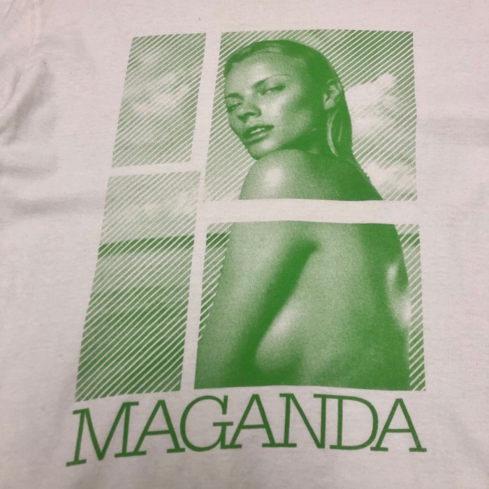 00s SCANNER/MAGANDA print Tee/XL/フォトプリントT/Tシャツ/バーコードプリント/ホワイト/スキャナー/裏原/恵比寿系/古着/アーカイブ | Vintage.City Vintage Shops, Vintage Fashion Trends