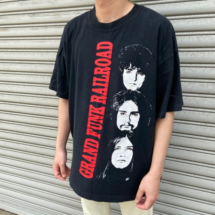 90s USA製　GRANDFUNKRAILROAD バンドTシャツ　両面　XL | Vintage.City 빈티지숍, 빈티지 코디 정보
