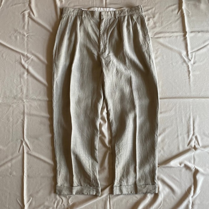 90's / 《Ralph Lauren》linen slacks ラルフローレン スラックス | Vintage.City 古着屋、古着コーデ情報を発信