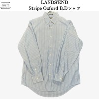 【LANDS'END】Stripe Oxford ボタンダウンシャツ | Vintage.City 빈티지숍, 빈티지 코디 정보