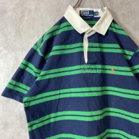 Polo by Ralph Lauren border polo shirt size L 配送A　ラルフローレン　ボーダーポロシャツ　刺繍ロゴ | Vintage.City Vintage Shops, Vintage Fashion Trends