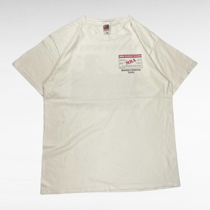 【00's】 フルーツオブザルーム L MBAフットボール 半袖Tシャツ | Vintage.City 古着屋、古着コーデ情報を発信