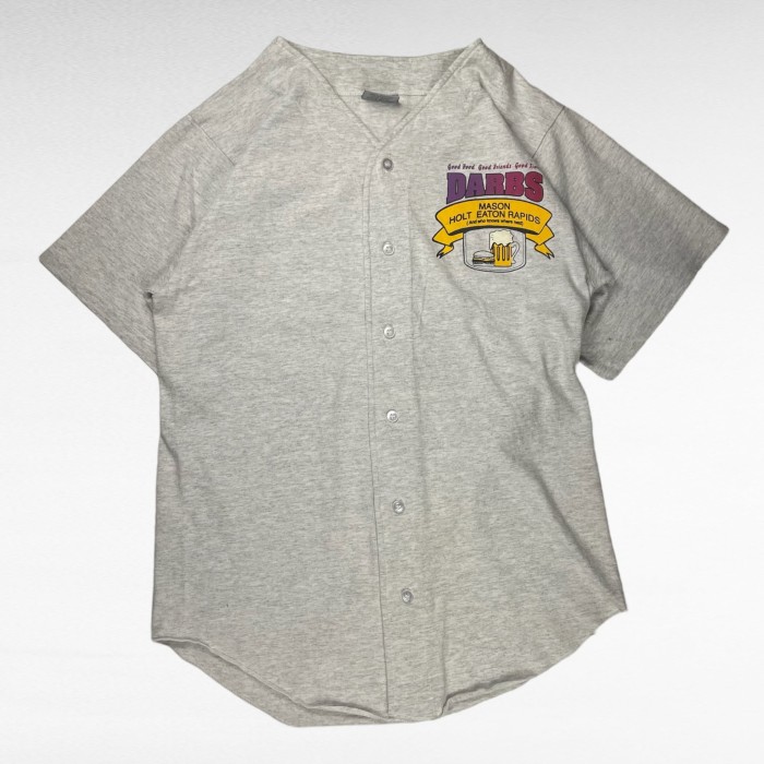 【90's】【USA製】 Badger M ベースボールシャツ ゲームシャツ 半袖 シングルステッチ | Vintage.City 古着屋、古着コーデ情報を発信