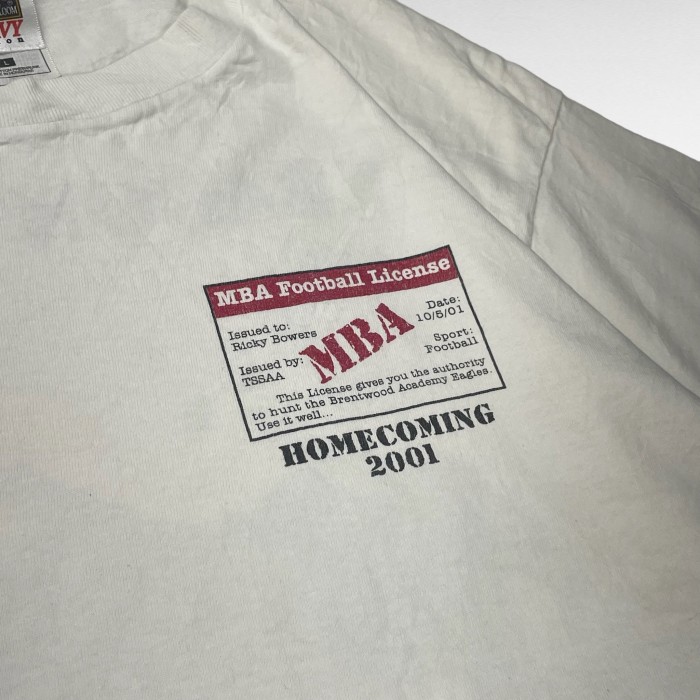 【00's】 フルーツオブザルーム L MBAフットボール 半袖Tシャツ | Vintage.City 빈티지숍, 빈티지 코디 정보