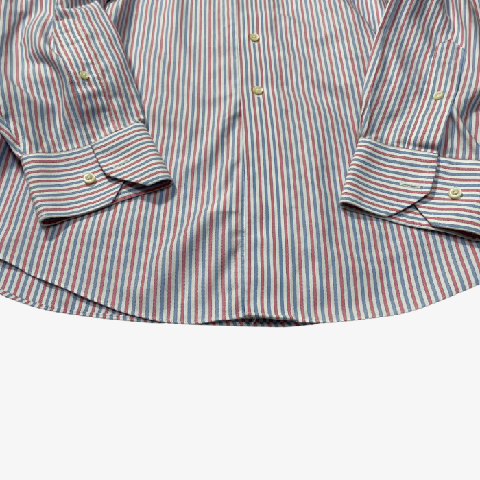 【Brooks Brothers】コットンヘリンボーン マルチカラーストライプシャツ | Vintage.City 빈티지숍, 빈티지 코디 정보