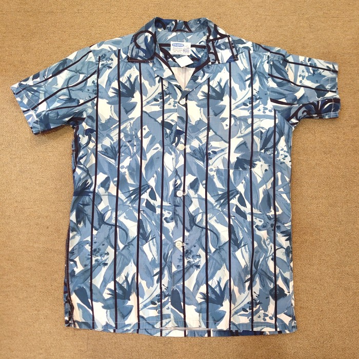 70s PILGRIM design open collar shirt | Vintage.City 古着屋、古着コーデ情報を発信
