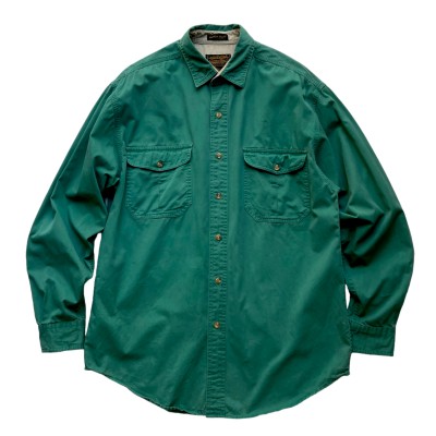 80’s Eddie Bauer Cotton L/S Shirt | Vintage.City 古着屋、古着コーデ情報を発信