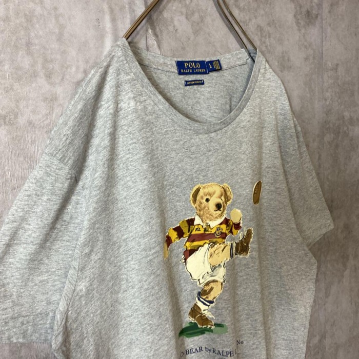 POLO RALPH LAUREN rugby polo bear T-shirt size L 配送A　ラルフローレン　ラグビーポロベアTシャツ | Vintage.City Vintage Shops, Vintage Fashion Trends