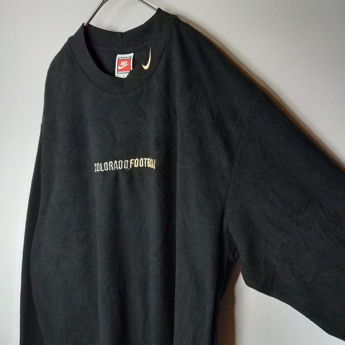 90s　ナイキ　フリーストレーナー　裏起毛　刺繍ロゴ　スウォッシュ　黒　L | Vintage.City 빈티지숍, 빈티지 코디 정보