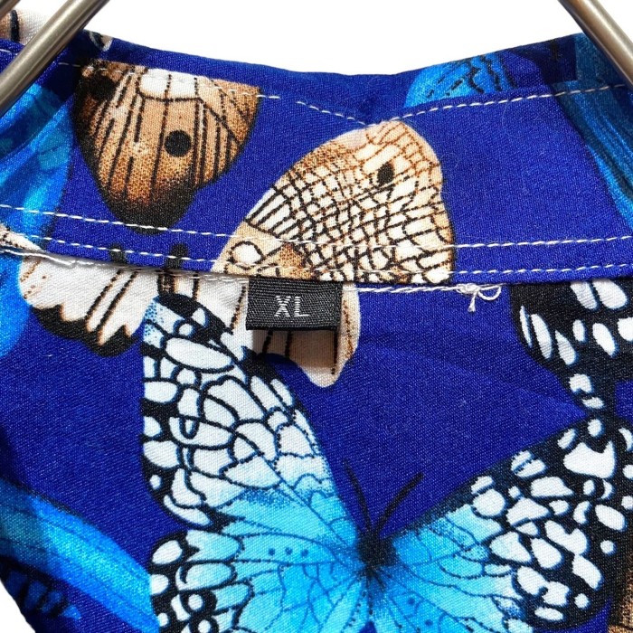 OLD L/S Butterfly Pattern Shirt | Vintage.City Vintage Shops, Vintage Fashion Trends