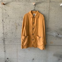 HAI Yellow coverall shirt | Vintage.City 古着屋、古着コーデ情報を発信