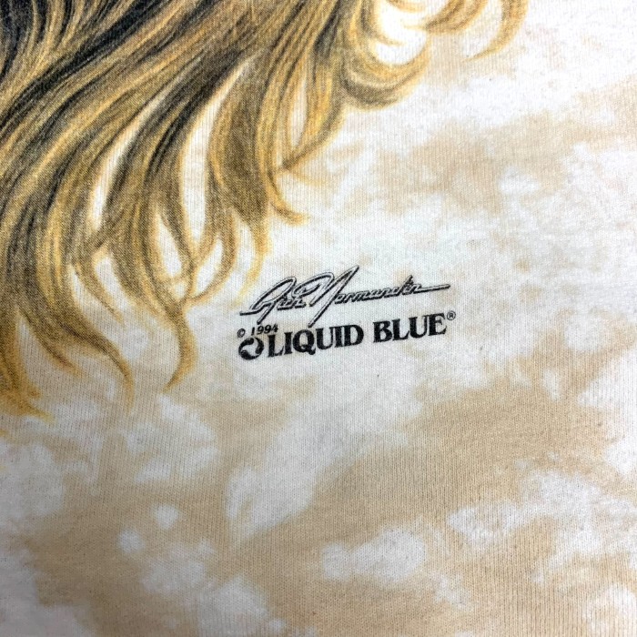 90’s “LIQIUD BLUE” Animal Tee Made in USA | Vintage.City 古着屋、古着コーデ情報を発信