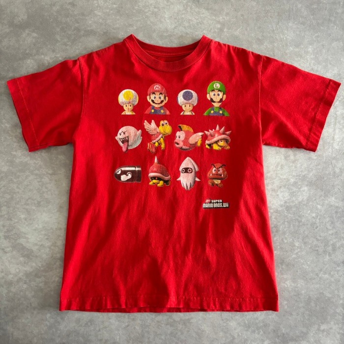 Nintendo  Wii スーパーマリオブラザーズ　Tシャツ　古着 | Vintage.City 빈티지숍, 빈티지 코디 정보