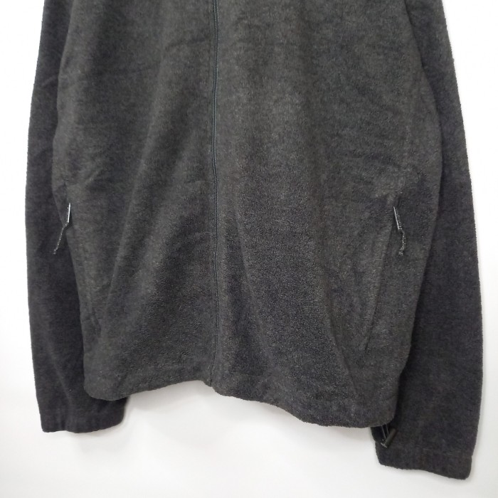 コロンビア　ジップアップ　フリース　ジャケット　ブルゾン　刺繍　グレー　L | Vintage.City 古着屋、古着コーデ情報を発信