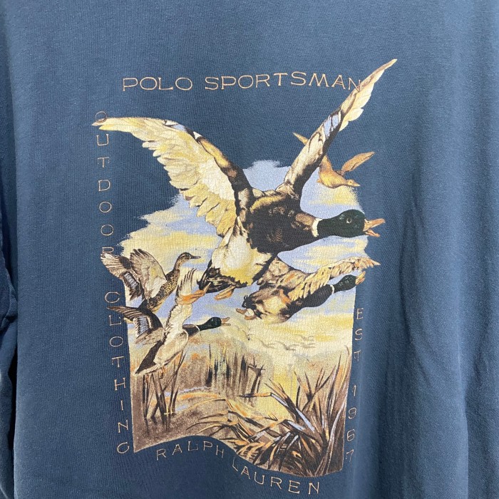90s POLOSPORTMAN ポロスポーツ USA製Tシャツ L マガモ | Vintage.City 빈티지숍, 빈티지 코디 정보