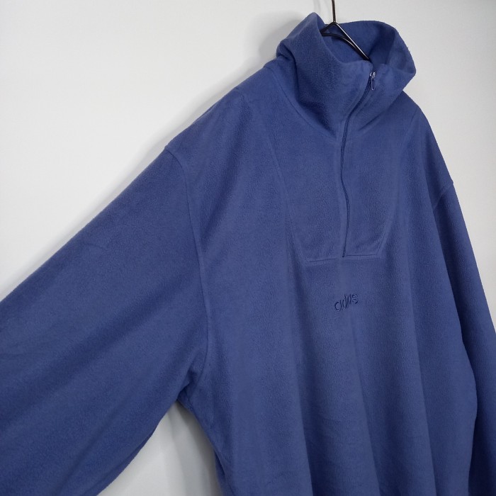 80s90s　アディダス　ハーフジップ　フリース　ポーラテック　刺繍　ブルー　パープル　L | Vintage.City 古着屋、古着コーデ情報を発信