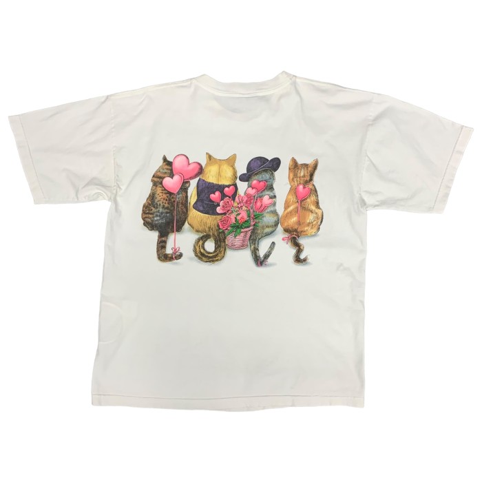90’s “PRINTS OF TAILS” Animal Tee Made in USA | Vintage.City 古着屋、古着コーデ情報を発信