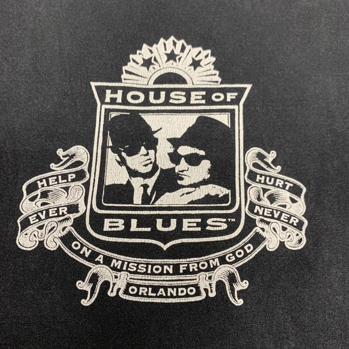 00’s “HOUSE OF BLUES” Print Tee [BLUES BROTHERS] | Vintage.City 빈티지숍, 빈티지 코디 정보