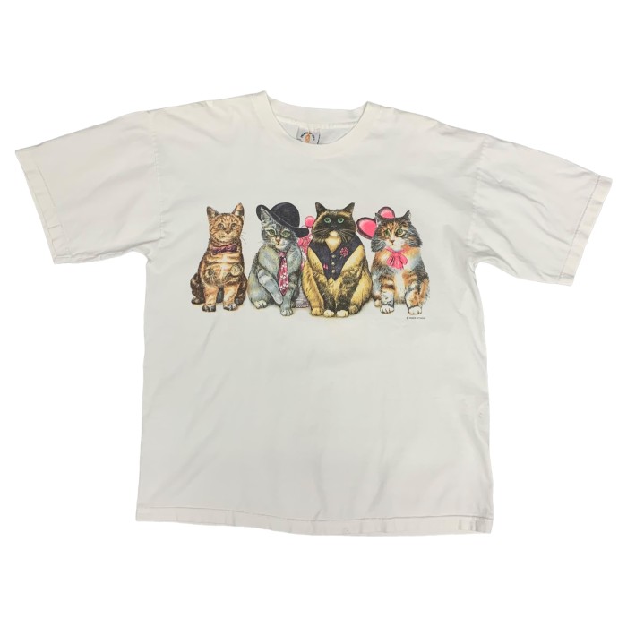 90’s “PRINTS OF TAILS” Animal Tee Made in USA | Vintage.City 古着屋、古着コーデ情報を発信