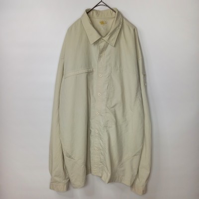 マウンテンハードウェア　メッシュ　ワークシャツ　長袖　オーバーサイズ　刺繍　XL | Vintage.City 古着屋、古着コーデ情報を発信