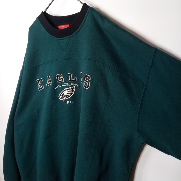 NFL　クルーネック　スウェット　アニマル　刺繍　フィラデルフィア　イーグルス　グリーン　2XL | Vintage.City Vintage Shops, Vintage Fashion Trends