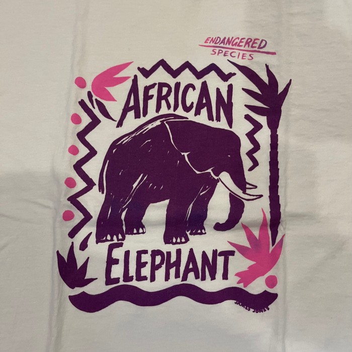 Hanes Elephant print t-shirt (made in USA) | Vintage.City 古着屋、古着コーデ情報を発信