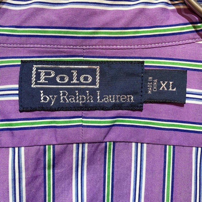 “Polo by Ralph Lauren” L/S Stripes Shirt | Vintage.City 古着屋、古着コーデ情報を発信