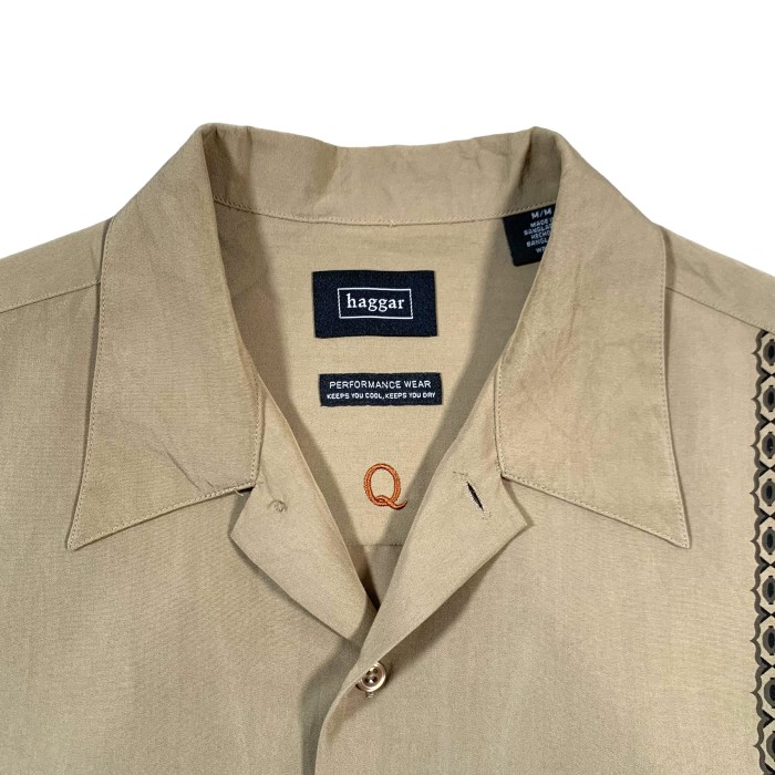 “haggar” S/S Open Collar Rayon Shirt | Vintage.City 빈티지숍, 빈티지 코디 정보