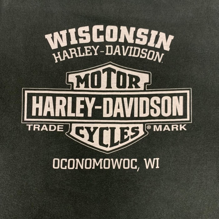 00’s “Harley Davidson” Motorcycle Tee WISCONSIN | Vintage.City 빈티지숍, 빈티지 코디 정보